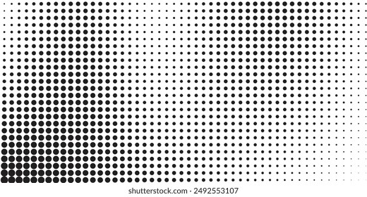 Vintage Halftone Background. Fade Distressed Overlay. Modern Texture. Abstract Pattern. Vector illustration modern dots halftone background