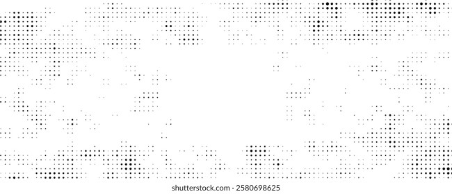Vintage Halftone Background. Fade Distressed Overlay. Modern Texture.