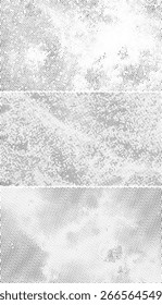 Vintage Halftone Backgrounds, Scattered Black Dots on White Background