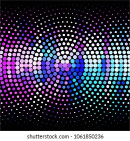 Vintage halftone color dots texture background. Spotted vector Abstract Texture
