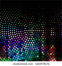 Vintage halftone color dots texture background. Spotted vector Abstract Texture
