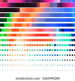 Vintage halftone color dots texture background. Squared vector Abstract Texture
