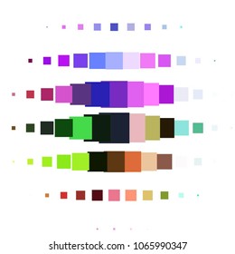 Vintage halftone color dots texture background. Squared vector Abstract Texture
