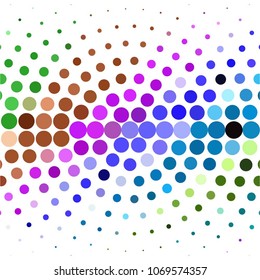 Vintage halftone color dots texture background. Spotted vector Abstract Texture
