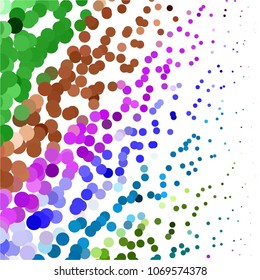 Vintage halftone color dots texture background. Spotted vector Abstract Texture
