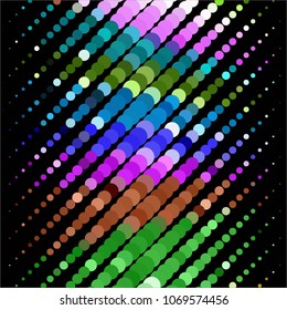 Vintage halftone color dots texture background. Spotted vector Abstract Texture
