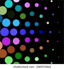 Vintage halftone color dots texture background. Spotted vector Abstract Texture
