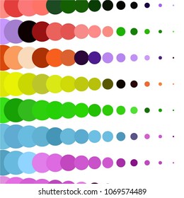 Vintage halftone color dots texture background. Spotted vector Abstract Texture
