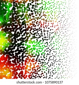 Vintage halftone color dots texture background. Spotted vector Abstract Texture
