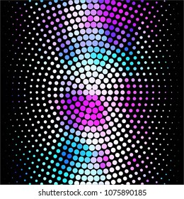 Vintage halftone color dots texture background. Spotted vector Abstract Texture
