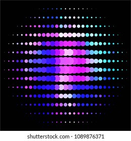 Vintage halftone color dots texture background. Spotted vector Abstract Texture
