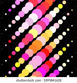 Vintage halftone color dots texture background. Spotted vector Abstract Texture

