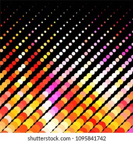 Vintage halftone color dots texture background. Spotted vector Abstract Texture

