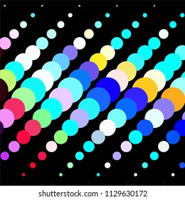 Vintage halftone color dots texture background. Spotted vector Abstract Texture
