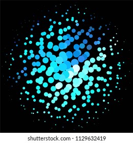 Vintage halftone color dots texture background. Spotted vector Abstract Texture
