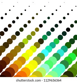 Vintage halftone color dots texture background. Spotted vector Abstract Texture
