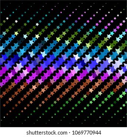 Vintage halftone color star texture background. Star vector Abstract Texture
