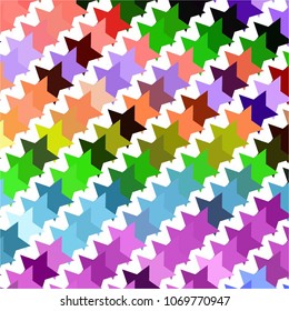 Vintage halftone color star texture background. Star vector Abstract Texture
