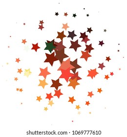 Vintage halftone color star texture background. Star vector Abstract Texture
