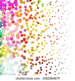 Vintage halftone color star texture background. Star vector Abstract Texture