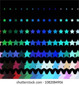 Vintage halftone color star texture background. Star vector Abstract Texture