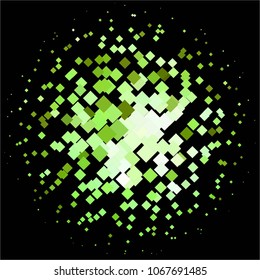 Vintage halftone color texture background. Squared vector Abstract Texture
