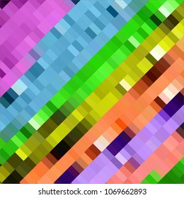 Vintage halftone color texture background. Squared vector Abstract Texture
