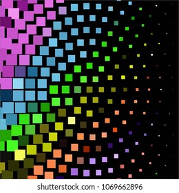 Vintage halftone color texture background. Squared vector Abstract Texture
