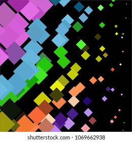 Vintage halftone color texture background. Squared vector Abstract Texture
