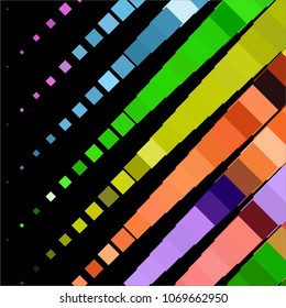 Vintage halftone color texture background. Squared vector Abstract Texture
