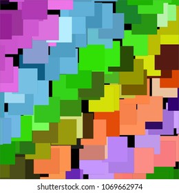 Vintage halftone color texture background. Squared vector Abstract Texture
