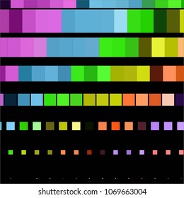 Vintage halftone color texture background. Squared vector Abstract Texture
