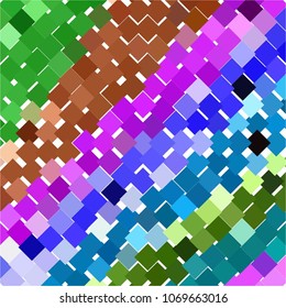 Vintage halftone color texture background. Squared vector Abstract Texture
