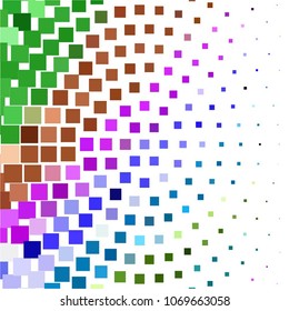 Vintage halftone color texture background. Squared vector Abstract Texture

