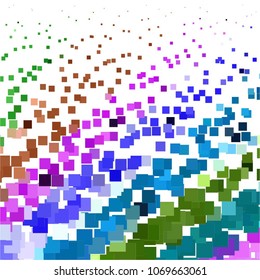 Vintage halftone color texture background. Squared vector Abstract Texture
