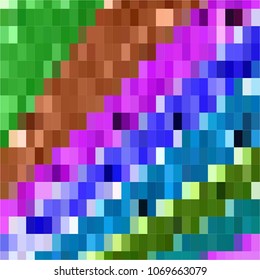 Vintage halftone color texture background. Squared vector Abstract Texture
