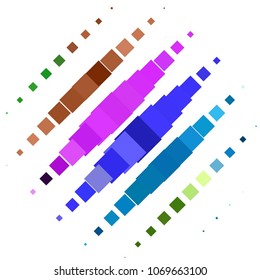 Vintage halftone color texture background. Squared vector Abstract Texture
