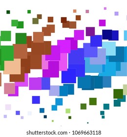 Vintage halftone color texture background. Squared vector Abstract Texture
