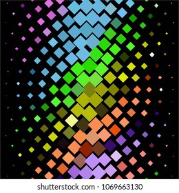 Vintage halftone color texture background. Squared vector Abstract Texture
