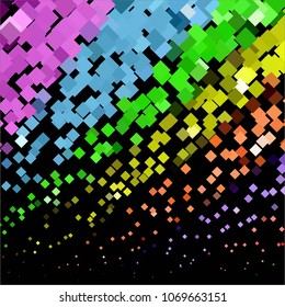 Vintage halftone color texture background. Squared vector Abstract Texture
