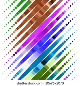 Vintage halftone color texture background. Squared vector Abstract Texture
