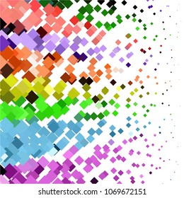 Vintage halftone color texture background. Squared vector Abstract Texture
