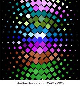 Vintage halftone color texture background. Squared vector Abstract Texture
