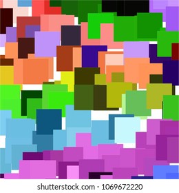 Vintage halftone color texture background. Squared vector Abstract Texture
