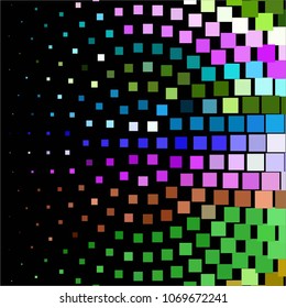 Vintage halftone color texture background. Squared vector Abstract Texture
