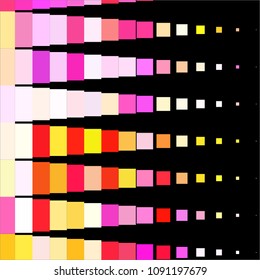 Vintage halftone color texture background. Squared vector Abstract Texture
