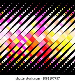 Vintage halftone color texture background. Squared vector Abstract Texture
