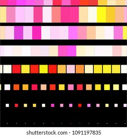 Vintage halftone color texture background. Squared vector Abstract Texture
