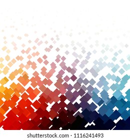 Vintage halftone color texture background. Squared vector Abstract Texture
