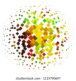 Vintage halftone color texture background. Squared vector Abstract Texture
